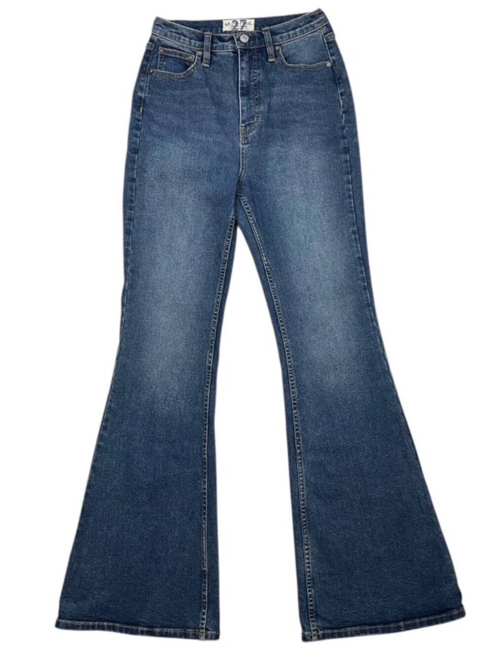 Free People We The Free CRVY Robyn High Rise Flare Jeans 27 Spokane - Picture 12 of 12